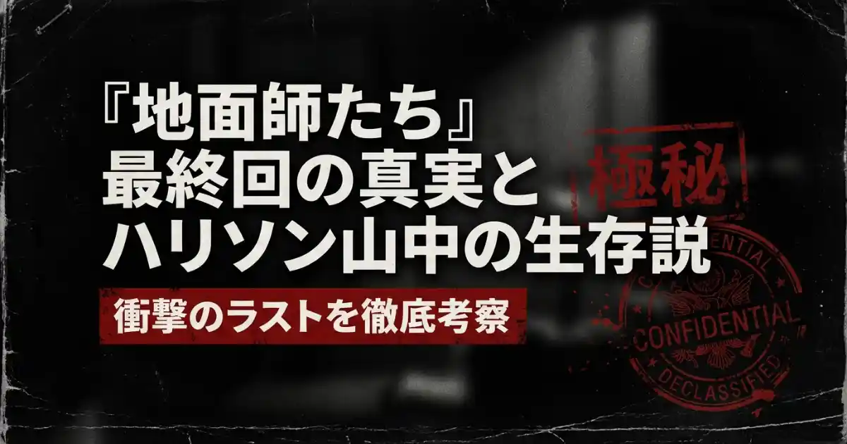 【地面師たち】ハリソン最後のラストシーン！生存か死亡かを徹底考察