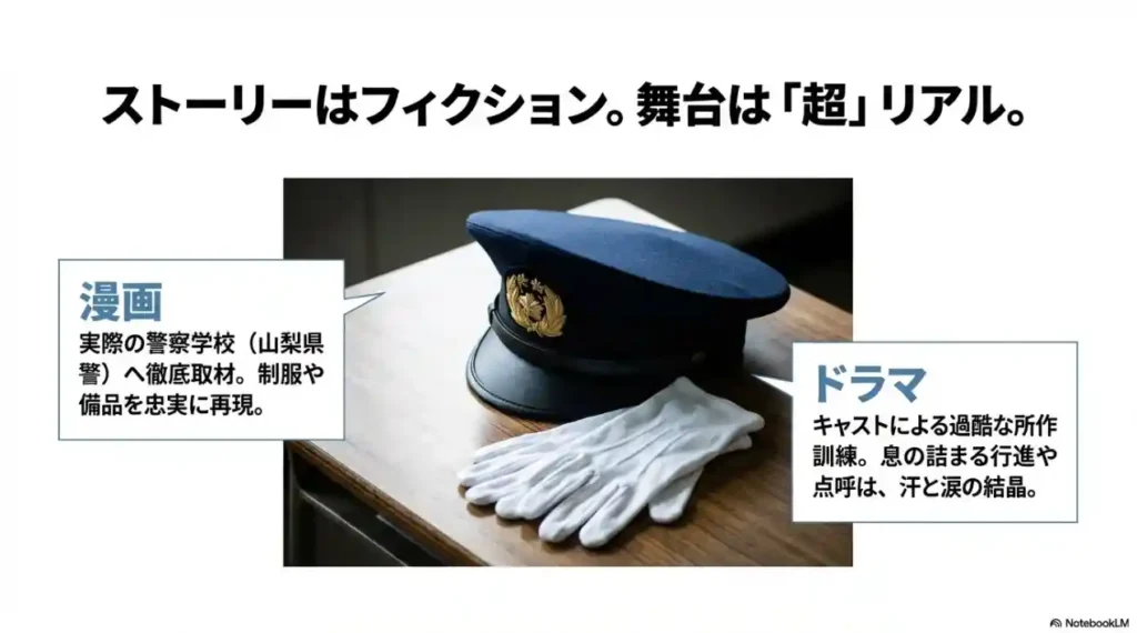 漫画版の徹底取材とドラマ版の過酷な所作訓練によるリアリティの解説