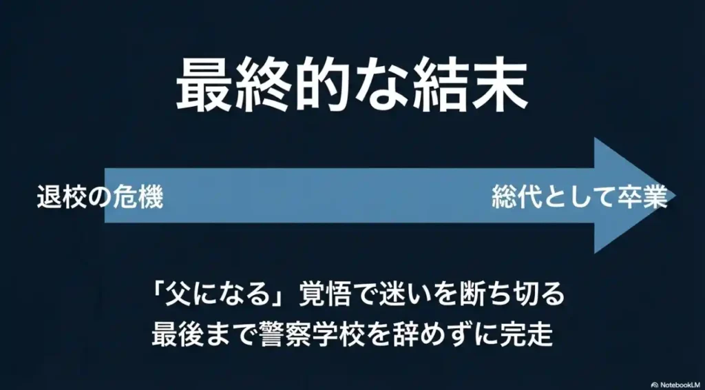 杣利希斗の退校の危機から卒業までの結末
