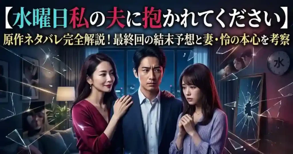 【水曜日私の夫に抱かれてください】原作ネタバレ完全解説!最終回の結末予想と妻・怜の本心を考察