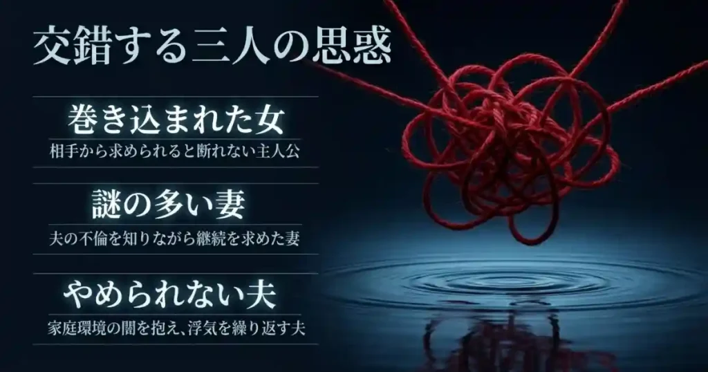 『水曜日、私の夫に抱かれてください』原作の登場人物を考察！