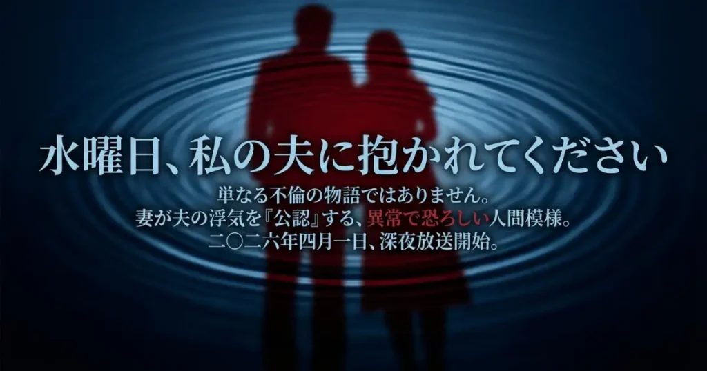 【水曜日、私の夫に抱かれてください】ドラマと原作漫画の違いは？公認不倫の結末と妻・怜の本心を考察