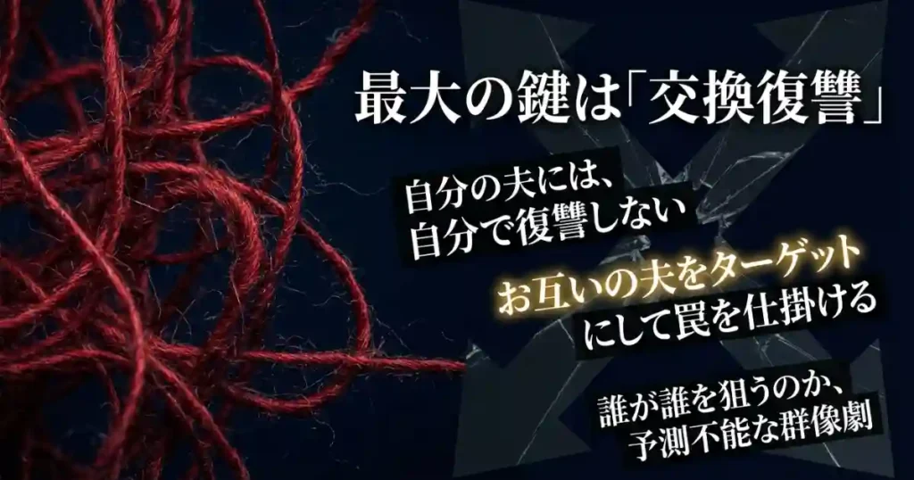 「交換復讐」の描き方がドラマと原作で変わる